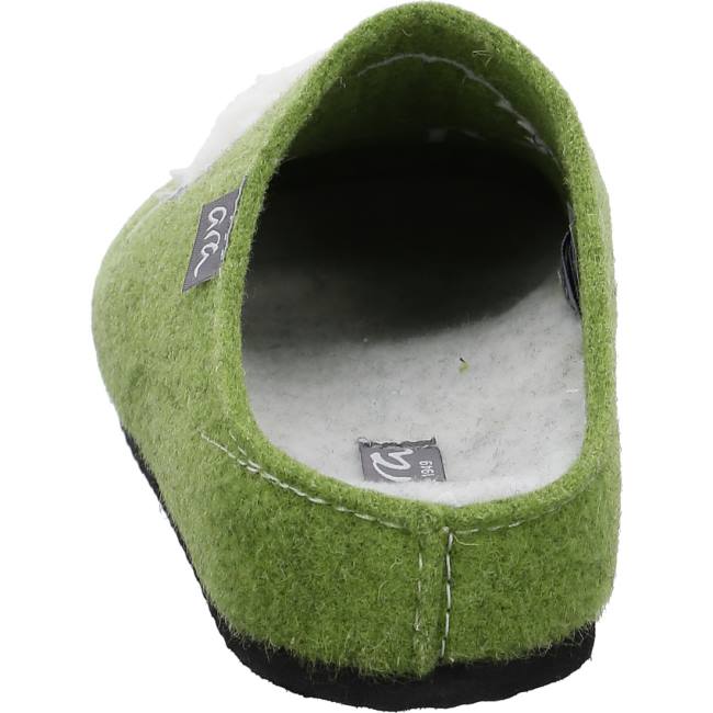 Green Ara Shoes Cosy Women's Slippers | ARA764GHJ