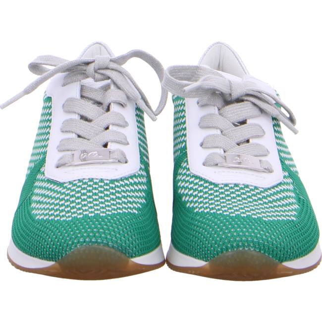 Green Ara Shoes Lissabon Women's Sneakers | ARA613UOW