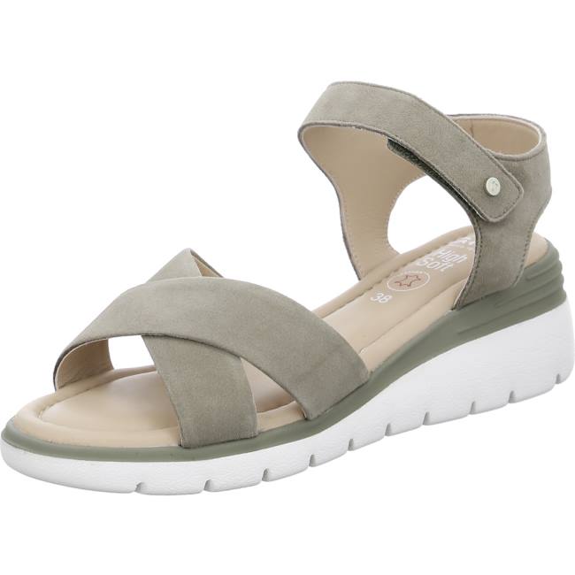 Green Ara Shoes Rimini Pistachio Women\'s Sandals | ARA413BVH