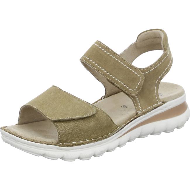 Green Ara Shoes Tampa Khaki Women\'s Sandals | ARA016ZTL