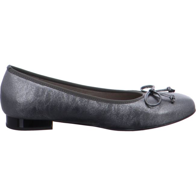 Grey Ara Shoes Ballet Pumps Pisa Women's Ballerina | ARA054ERY