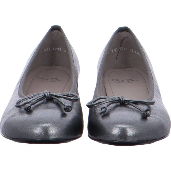 Grey Ara Shoes Ballet Pumps Pisa Women's Ballerina | ARA054ERY