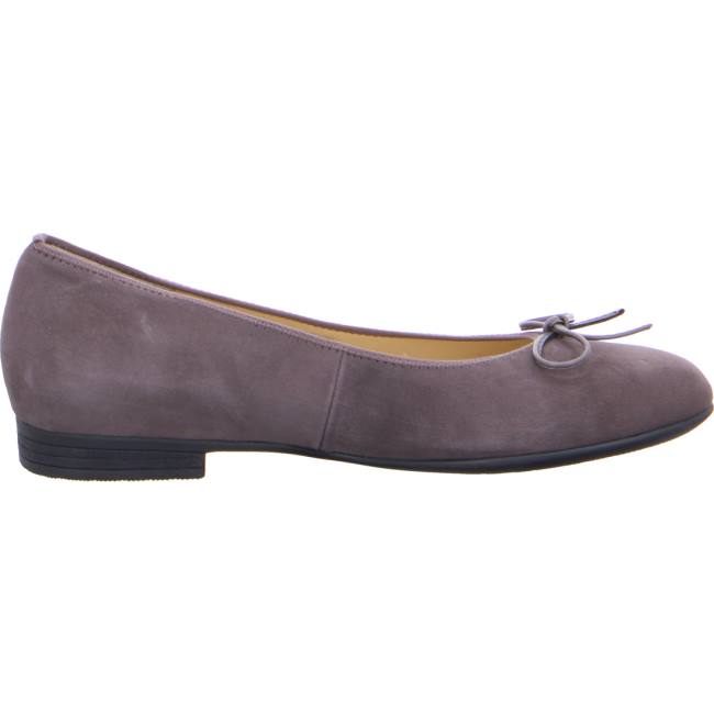 Grey Ara Shoes Ballet Pumps Sardinia Women's Ballerina | ARA290CZV