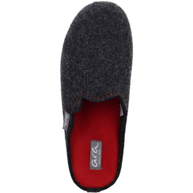 Grey Ara Shoes Cosy Anthracite Women's Slippers | ARA273TKF