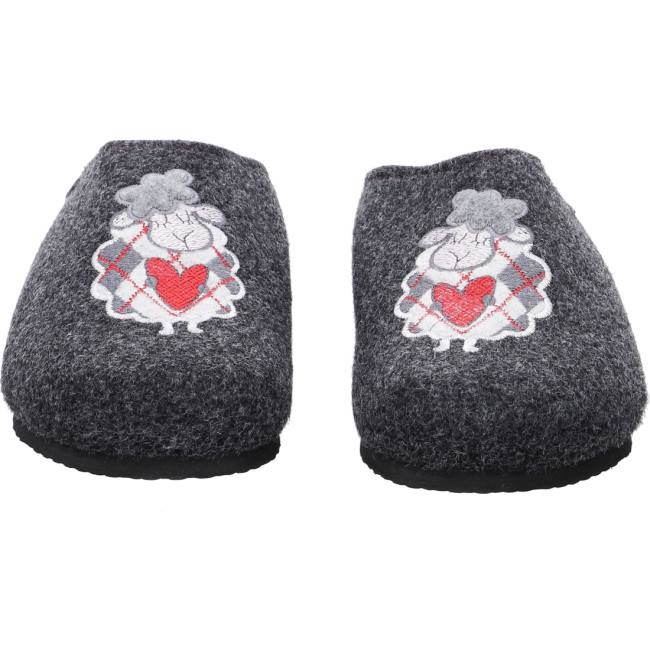 Grey Ara Shoes Cosy Anthracite Women's Slippers | ARA780NPG