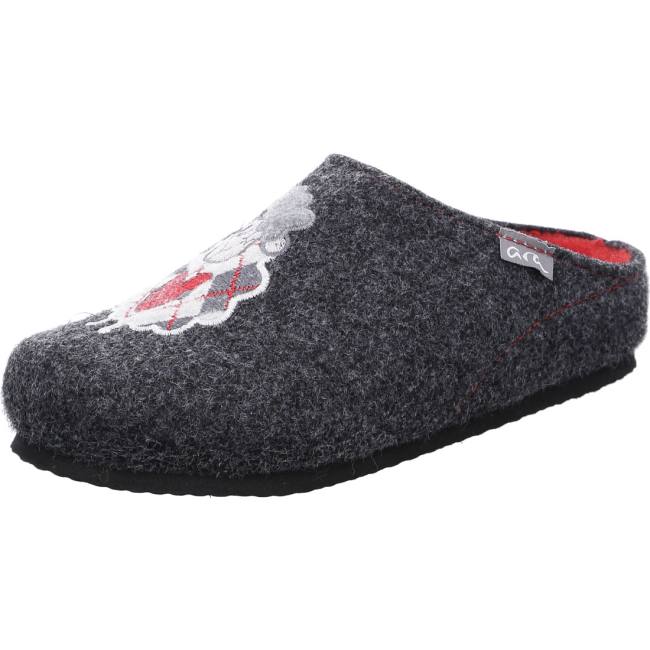 Grey Ara Shoes Cosy Anthracite Women\'s Slippers | ARA780NPG