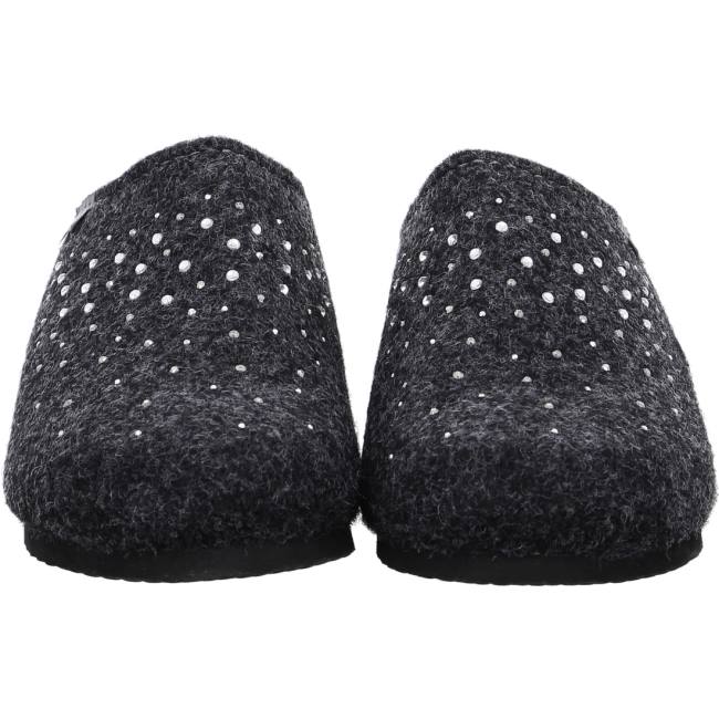 Grey Ara Shoes Cosy Anthracite Women's Slippers | ARA890HTB