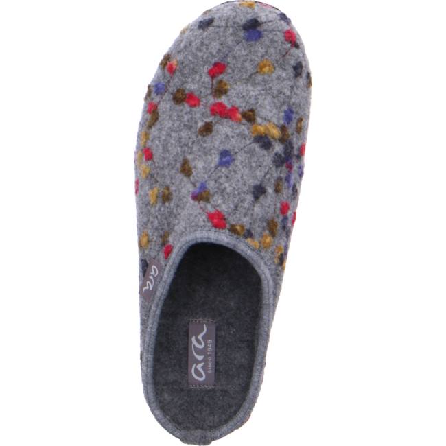 Grey Ara Shoes Cosy Women's Slippers | ARA850BOT