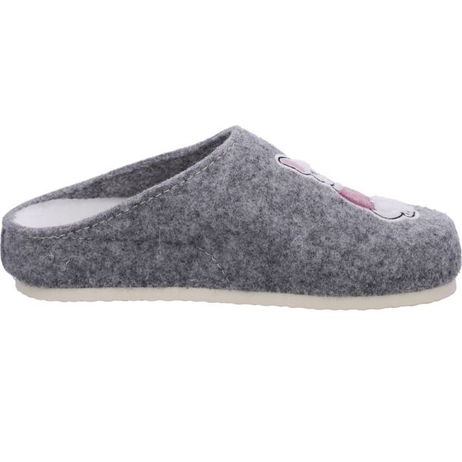 Grey Ara Shoes Cosy Women's Slippers | ARA851MVG