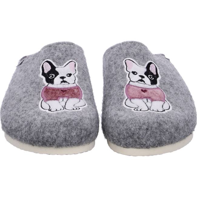 Grey Ara Shoes Cosy Women's Slippers | ARA851MVG