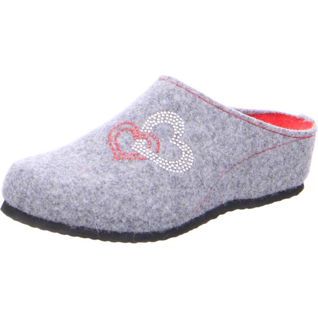 Grey Ara Shoes Cosy Women\'s Slippers | ARA876MHA