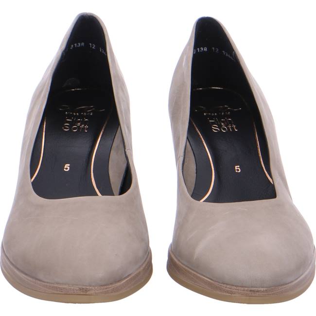 Grey Ara Shoes Court Shoes Orly Taupe Women's Pumps | ARA604UVE