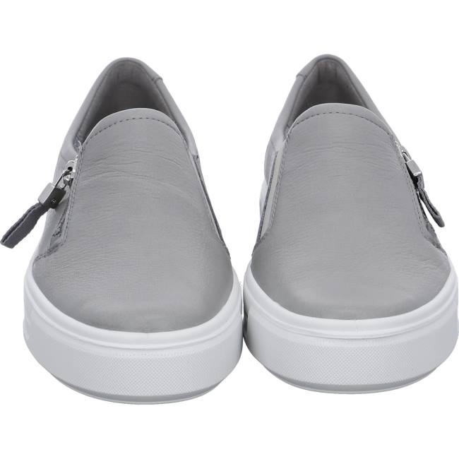 Grey Ara Shoes Courtyard Oyster Women's Loafers | ARA916BZF