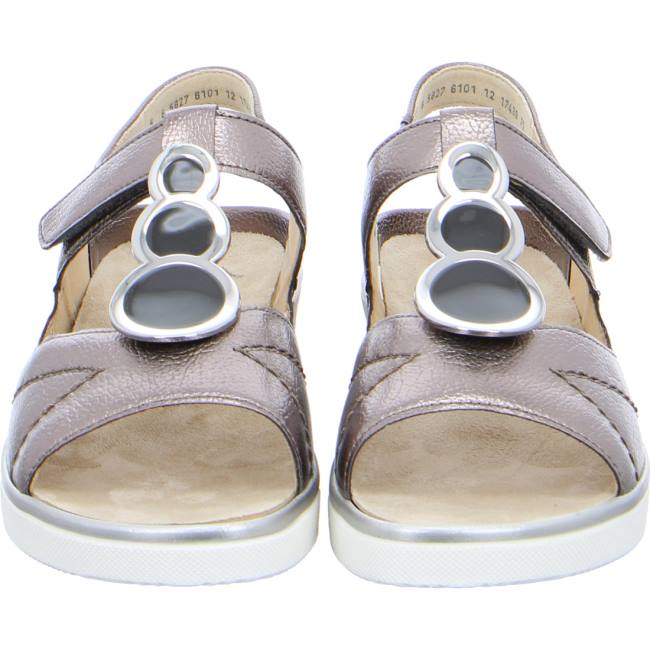 Grey Ara Shoes Courtyard Women's Sandals | ARA509NTX