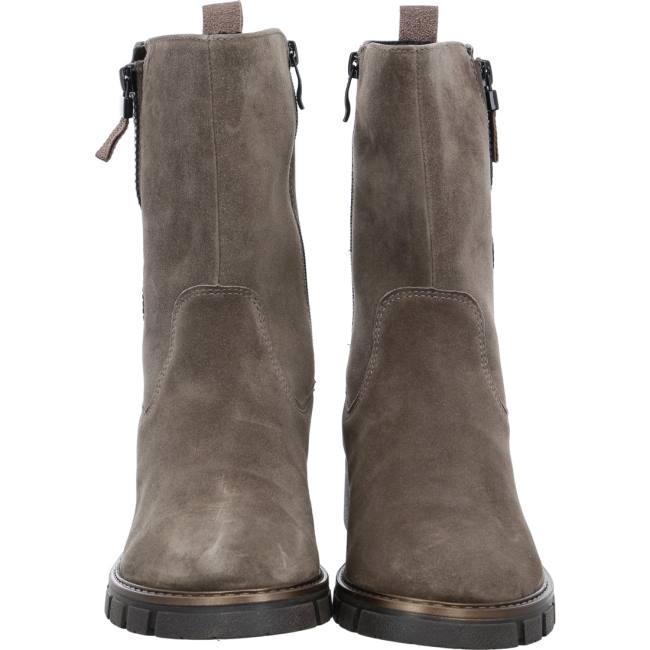 Grey Ara Shoes Dover Taiga Women's Boots | ARA380LNR