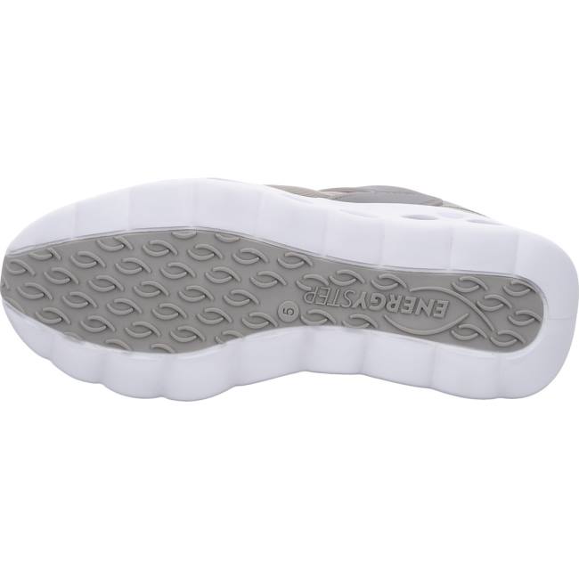 Grey Ara Shoes Energystep Racer Oyster Women's Sneakers | ARA918VDS