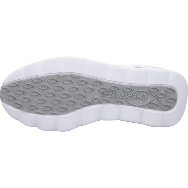 Grey Ara Shoes Energystep Racer Silver Women's Sneakers | ARA598LRQ