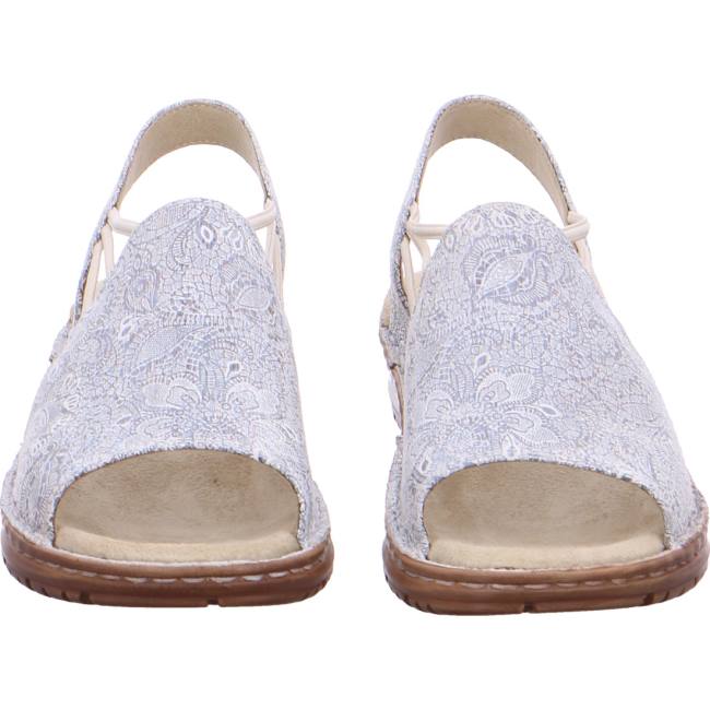 Grey Ara Shoes Hawaii Silver Women's Sandals | ARA476XQR