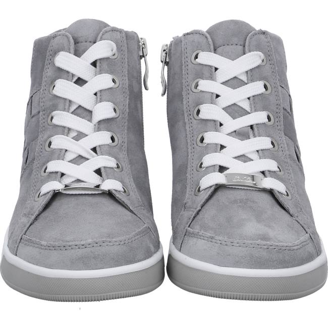 Grey Ara Shoes High Top Rom Women's Boots | ARA450MSG