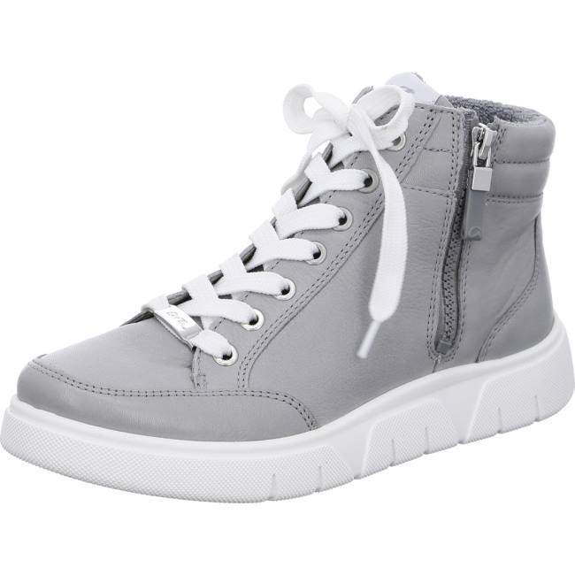 Grey Ara Shoes High Top Rom-sport Oyster Women\'s Sneakers | ARA476OPE