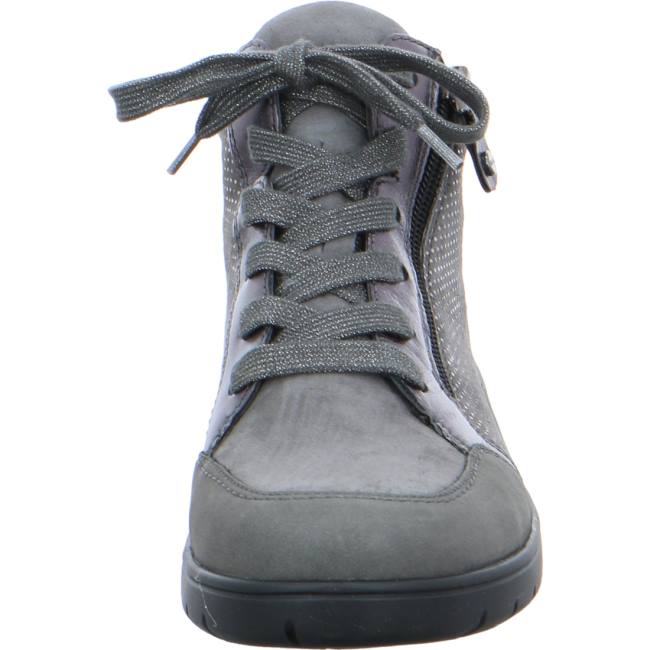 Grey Ara Shoes Lace-ups Meran Women's Boots | ARA450YHS