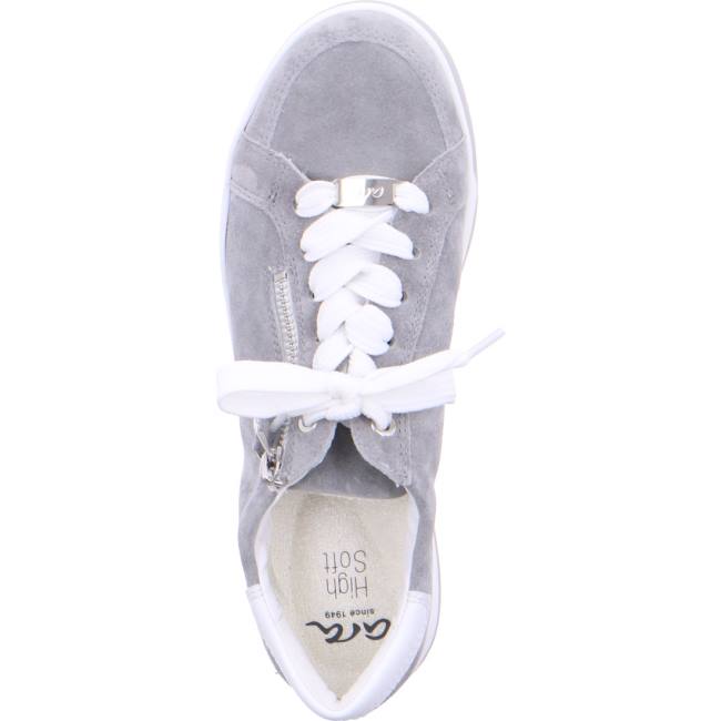 Grey Ara Shoes Lace-ups Rom Oyster Women's Sneakers | ARA651HBY