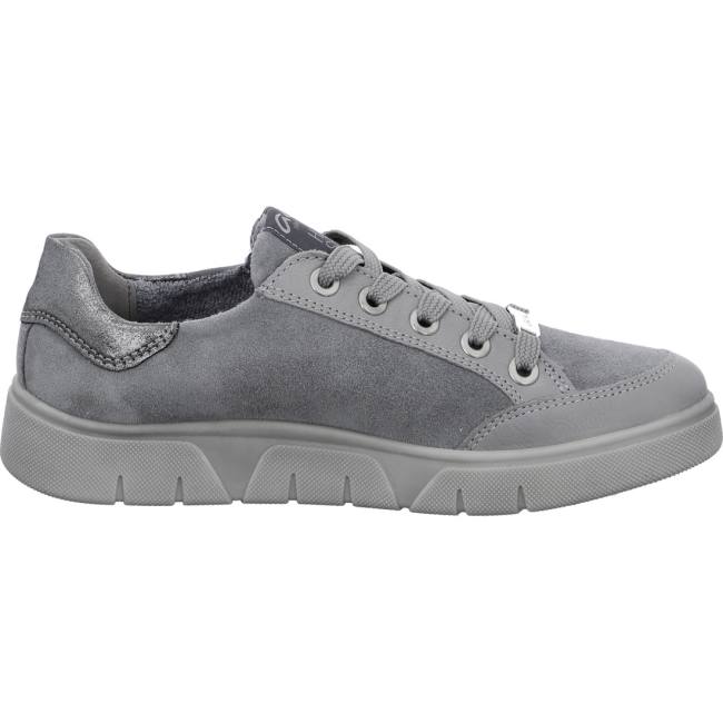 Grey Ara Shoes Lace-ups Rom-sport Oyster Women's Sneakers | ARA396KUS