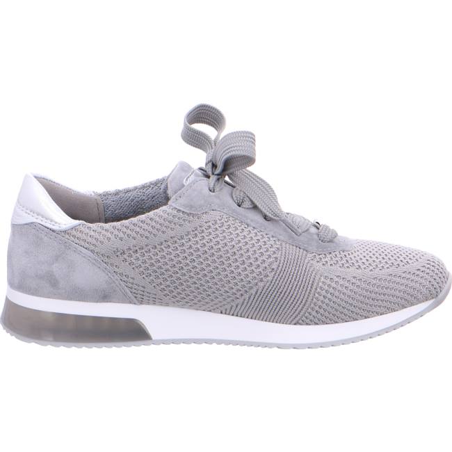 Grey Ara Shoes Lissabon Oyster-silver Women's Sneakers | ARA092CJE