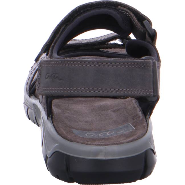 Grey Ara Shoes Lucca Grigio Men's Sandals | ARA093PUZ