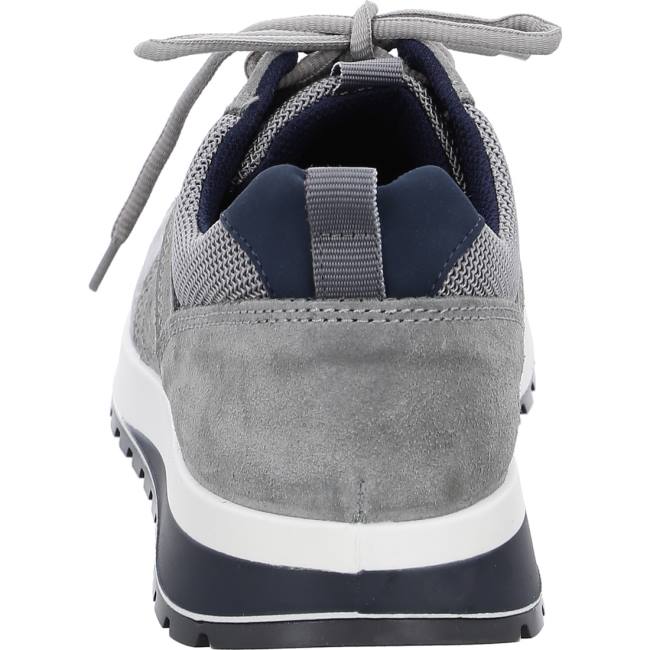 Grey Ara Shoes Matteo Men's Sneakers | ARA245BFO