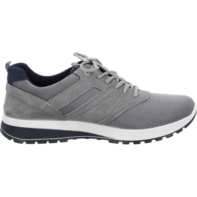 Grey Ara Shoes Matteo Men's Sneakers | ARA245BFO