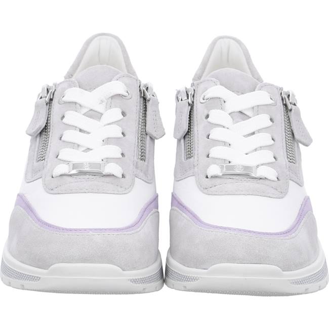 Grey Ara Shoes Neapel Pebble, Lavender, Women's Sneakers | ARA732PZQ