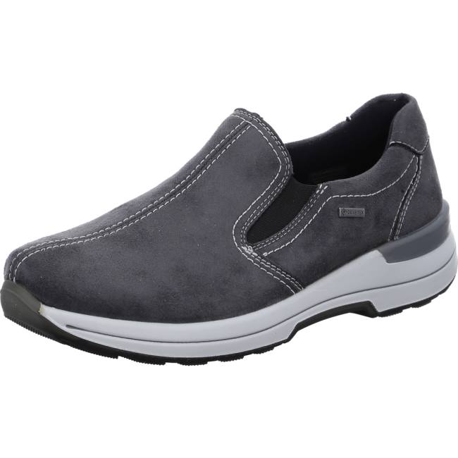 Grey Ara Shoes Ngraphit Women\'s Loafers | ARA598VAR