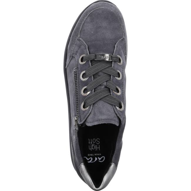 Grey Ara Shoes Osaka Grafit Women's Sneakers | ARA420BNK