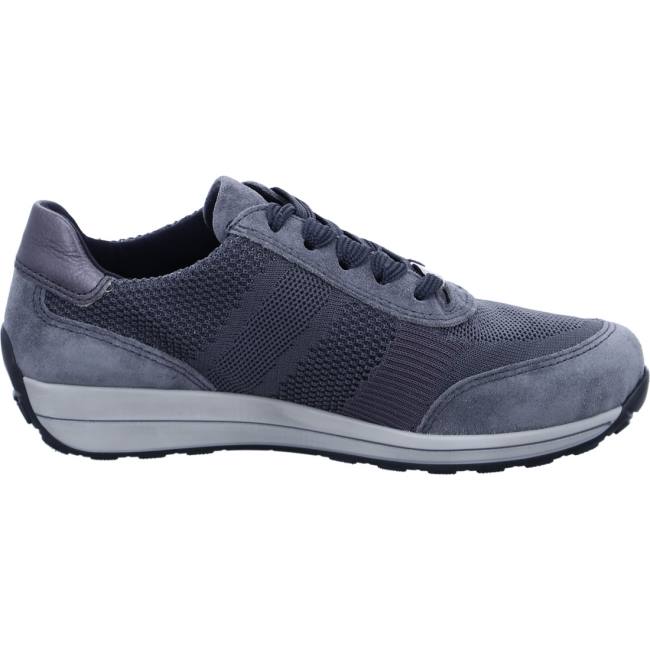 Grey Ara Shoes Osaka Graphit Women's Sneakers | ARA375ILU