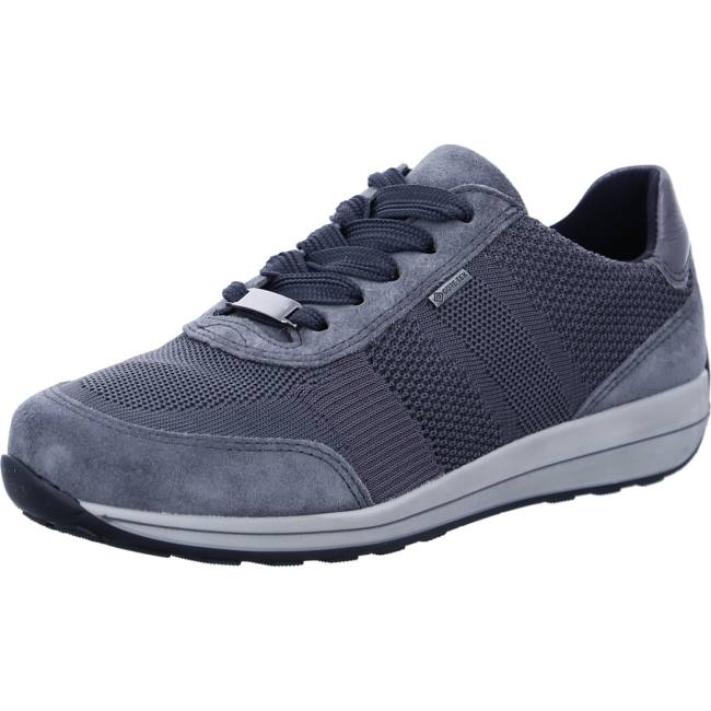 Grey Ara Shoes Osaka Graphit Women\'s Sneakers | ARA375ILU