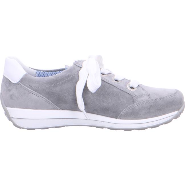 Grey Ara Shoes Osaka Oyster Women's Sneakers | ARA246IMO