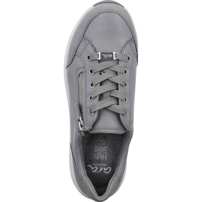 Grey Ara Shoes Osaka Oyster Women's Sneakers | ARA719FRO