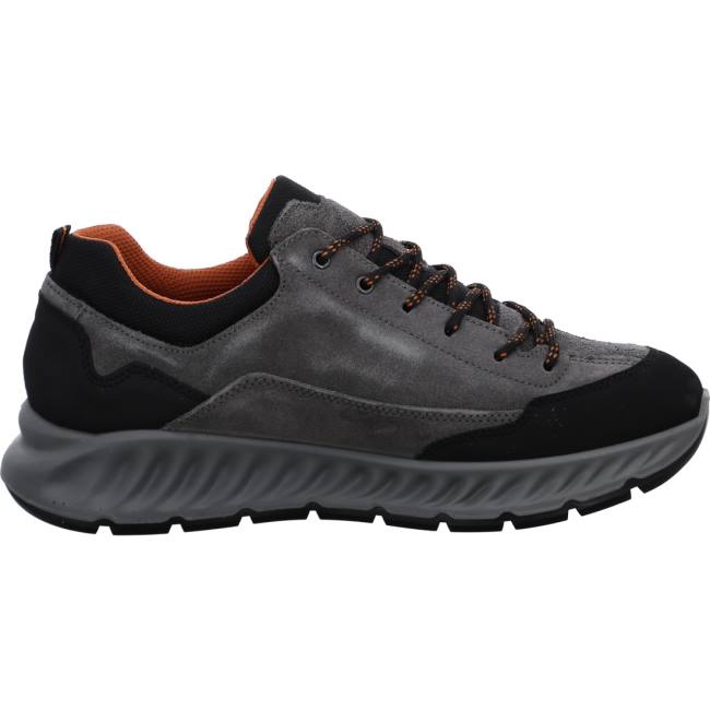 Grey Ara Shoes Paolo-black Men's Sneakers | ARA627EUK