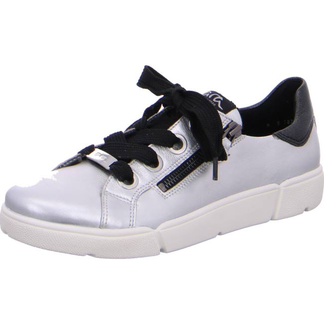 Grey Ara Shoes Rom Gold Women\'s Sneakers | ARA562WRX