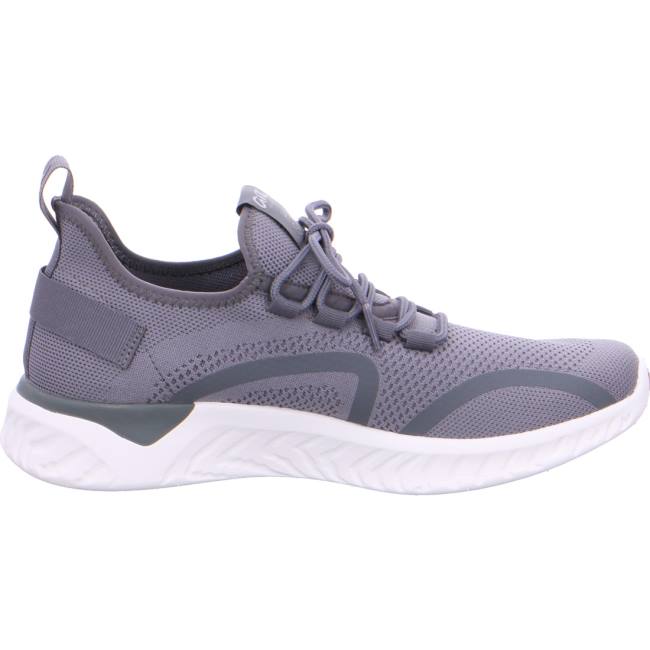 Grey Ara Shoes San Diego Men's Sneakers | ARA170TEV