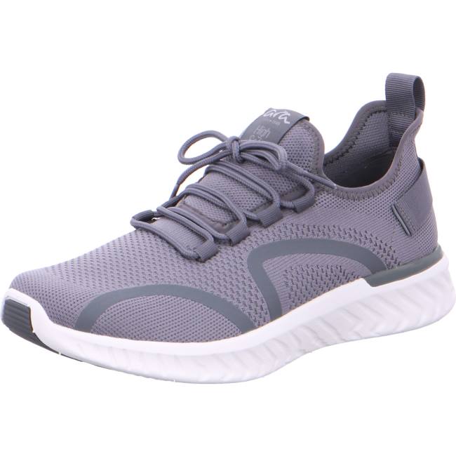 Grey Ara Shoes San Diego Men\'s Sneakers | ARA170TEV