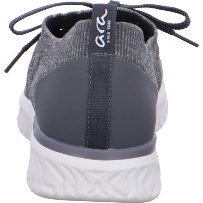 Grey Ara Shoes San Diego Men's Sneakers | ARA471OEC