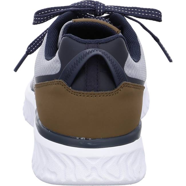 Grey Ara Shoes San Diego Men's Sneakers | ARA603LNA