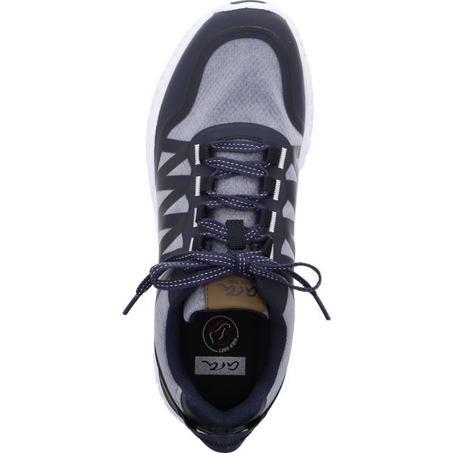 Grey Ara Shoes San Diego Men's Sneakers | ARA603LNA