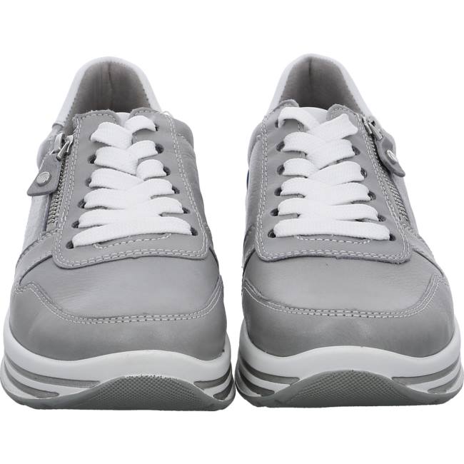 Grey Ara Shoes Sapporo Oyster Women's Sneakers | ARA951LZD