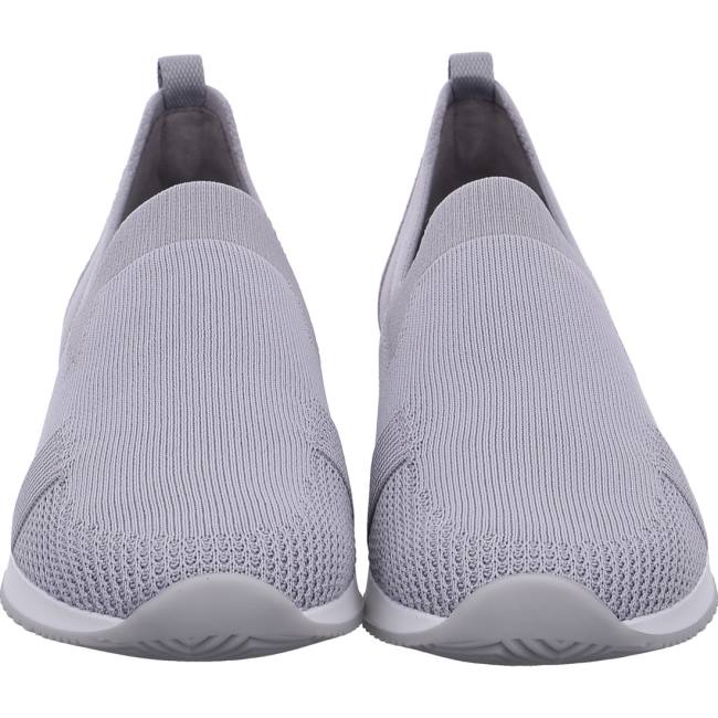 Grey Ara Shoes Slip-ons Lissabon Pebble Women's Loafers | ARA132PZS