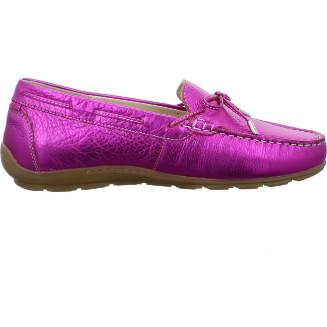 Red Ara Shoes Alabama Pink Women's Loafers | ARA687HUI