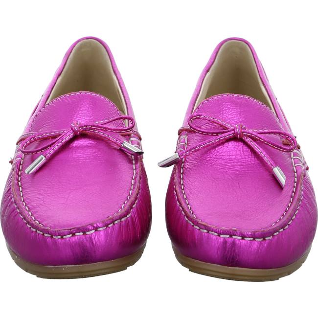 Red Ara Shoes Alabama Pink Women's Loafers | ARA687HUI