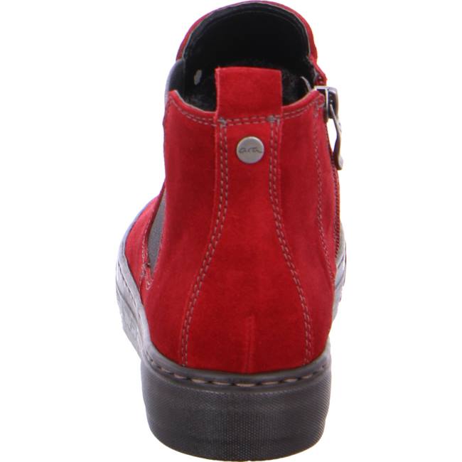 Red Ara Shoes Ankle Courtyard Women's Boots | ARA418WIG